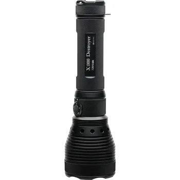 Svítilna PowerTac® Ruční svítilna DESTROYER X10K G2 / 9 500 lm PowerTac®, Barva: Černá