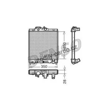 Chladič motoru Chladič motoru DENSO (DE DRM40004)