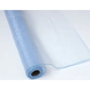 Svatební dekorace Organza šerpa 38 cm/8 m - sv.modrá