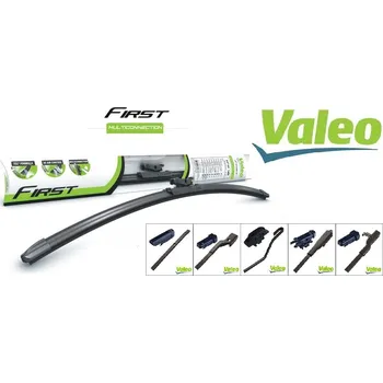 Stěrač PLOCHÝ STĚRAČ VALEO FIRST 550mm, 1 KS- včetně adaptérů, 575007