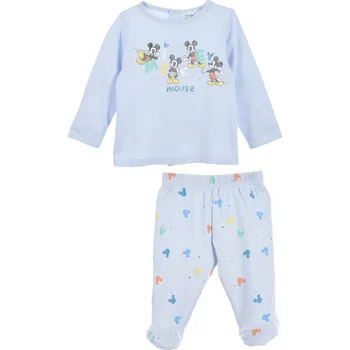 Světle modrý chlapecký set pro mininka Disney Mickey Mouse Velikost: 67