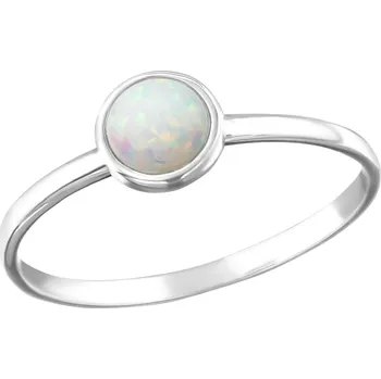Prsten Stříbrný prsten Fire Opal Velikost: 5/49 Ag 925/1000
