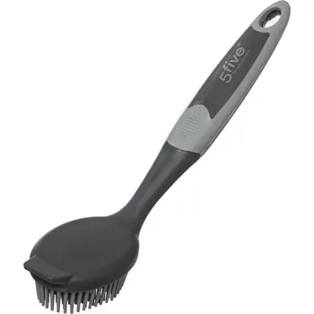 Příbor 5five Simply Smart Kartáč na mytí nádobí s rukojetí, černý