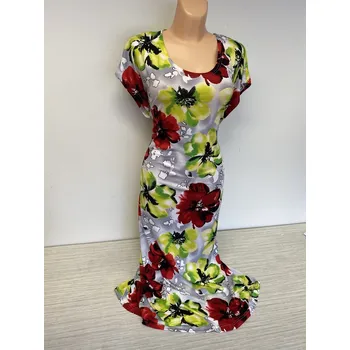 Dámské šaty dámské šaty, Barva Zelená, Velikost XXXL 54, Materiál 96% Viskoza 4% Lycra