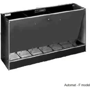 Domino F samokrmítko pro prasata od 25 kg, 105 l / 75 kg pro 15 prasat 105 l / 75 kg pro 15 prasat