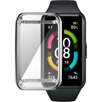 Ochranný kryt pro Huawei Band 6, 7 a Honor Band 6 - Stříbrný