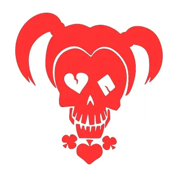 Samolepicí dekorace na vozidlo Lebka 045 levá Harley (02 - světle červená) SAMOLEPKA NA AUTO, NÁLEPKA, FÓLIE, POLEP, TUNING, VLASTNÍ TEXT, TISK, AUTOSAMOLEPKY.cz, POLEPY, OBRÁZEK, LOGO, 3D STICKERS