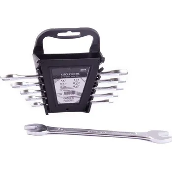 Klíč Klíče ploché lesklé 6-17mm/6ks