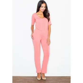 Dámský overall Korálový overal odhalující záda M262 Velikost: S