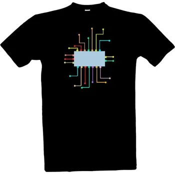 Pánská móda Tričko s potiskem Mám rád technologie pánské