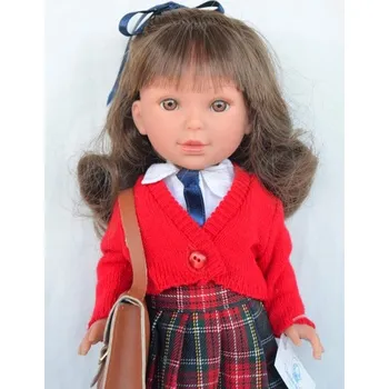 Panenka Vestida de Azul PAU 818 Paulina vestido colegial 33 cm