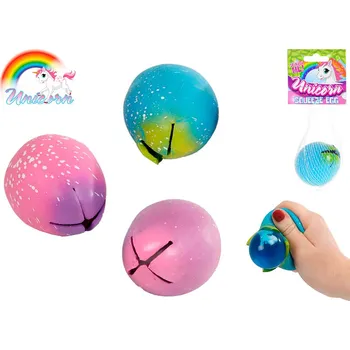 Figurka Mikro trading Unicorn - Vejce strečové antistresové s jednorožcem - 6 cm