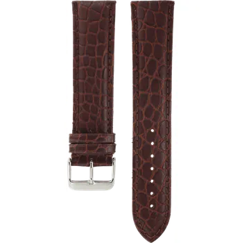 Řemínek na hodinky MPM Pánský kožený řemínek na hodinky hnědý RB.15642.22 XXL (22 mm)