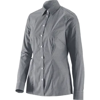 Dámská halenka e.s. Halena pro podnikání cotton str. regular fit velikost 40 černá károvaná Strauss