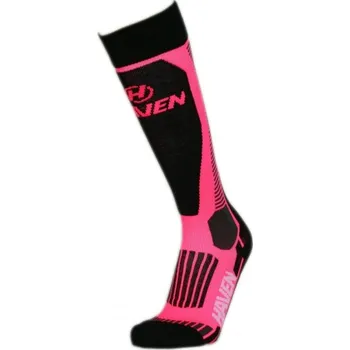 Pánské termo ponožky podkolenky dětské lyžařské HAVEN Ski Silver růžové (podkolenky dětské lyžařské HAVEN Ski Silver růžové)