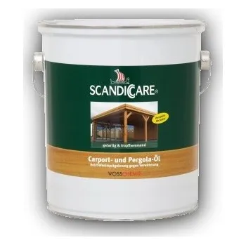 Olej na dřevo 3 l Scandiccare Pergolový olej (Carport - und Pergola-Öl) - mahagon (Přírodní pergolový olej na nátěr dřevěných prvků s UV filtrem)