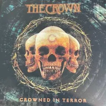Zahraniční hudba LP The Crown: Crowned In Terror LTD | NUM | CLR 2022 Numbered Orange & Brown Marble Vinyl Limited Edition