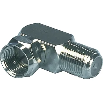 Anténní redukce Valueline Redukce F zástrčka - F zásuvka úhlová, FC-020