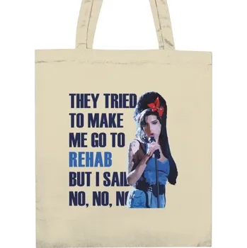 Nákupní taška unisex s potiskem Amy Winehouse - Rehab