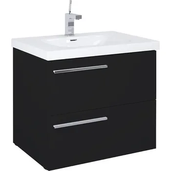 Koupelnový nábytek Skrinka Royal 70 2S černá mat