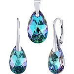 Stříbrný set se Swarovski® Crystals kapka Vitrail Light LSW182S