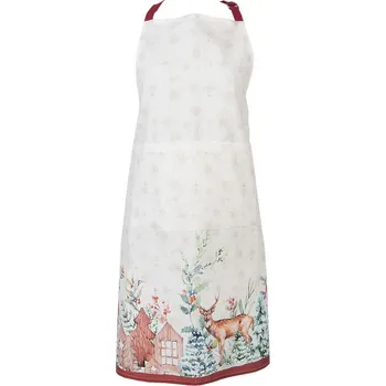 Kuchyňská zástěra Clayre & Eef, Holandsko Clayre & Eef - Kuchyňská zástěra DEARLY CHRISTMAS - 70*85 cm