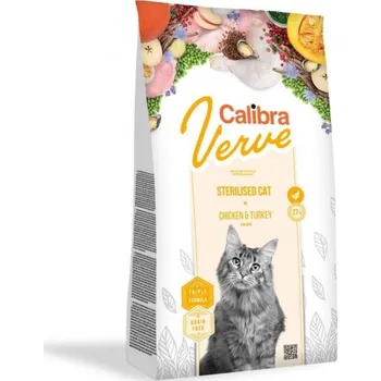 Krmivo pro kočku Calibra Cat Verve GF Sterilised Chicken&Turkey 3,5kg (objednání u dodavatele)