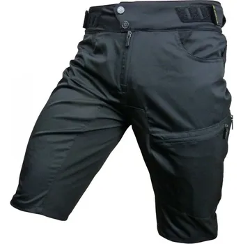 Cyklistické kalhoty kalhoty krátké pánské HAVEN SINGLETRAIL HMS černé s cyklovložkou (kalhoty krátké pánské HAVEN SINGLETRAIL HMS černé s cyklovložkou)