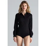 Dámská černá košile body M315 Velikost: XL