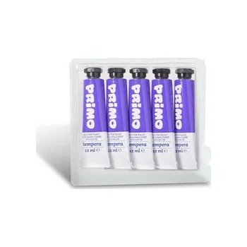 Výtvarná barva Temperová barva PRIMO, 12ml, 5ks, fialová, tuba