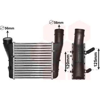 Chladič motoru Chladič turba VAN WEZEL 03004221