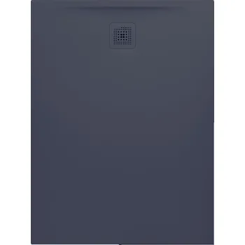 Sprchová vanička Laufen Pro - vanička obdélníková 120x90 s odtokem na kratší straně, Marbond antracit H2109580780001