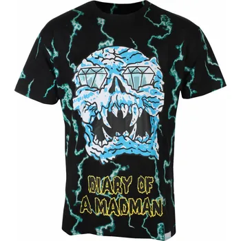 Pánské tričko Tričko metal pánské Ozzy Osbourne - Mad Lightning - DIAMOND - B21DMTF204 BLK - M