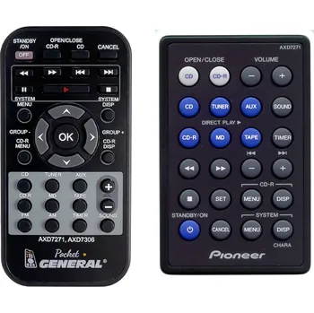 PIONEER AXD7271 - dálkový ovladač duplikát