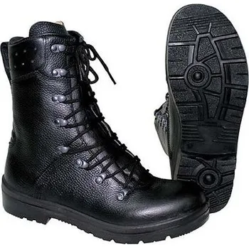 Těžké boty Bundeswehr boty BW 2007 kožené ČERNÉ vel.315 / EU 48,5