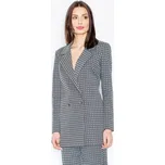 Dámské šedé sako se vzorem M437 Jacquard Velikost: S