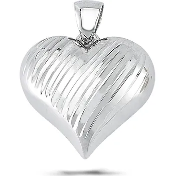 Přívěsek Lillian Vassago Zlatý přívěsek srdce gravírem LLV66-GP153W