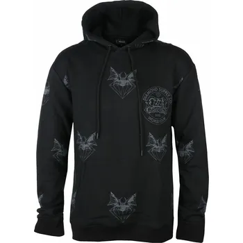 Pánská mikina mikina s kapucí pánské Ozzy Osbourne - Hellbat - DIAMOND - B21DMTG206 BLK - M