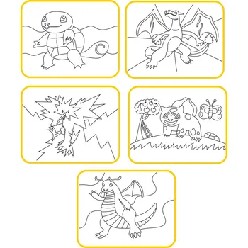 kreativní sada Radost v písku Sada střední ANIMÁCI A4 - Barevné pískování obrázků