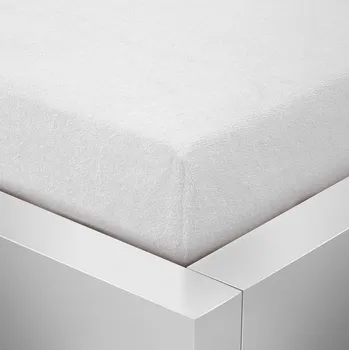 Prostěradlo Froté bílé prostěradlo David jednolůžko 140x200 cm Barva: Bílá, rozměr: 140x200cm