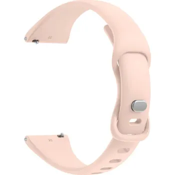 Příslušenství k chytrým hodinkám Madvell Silikonový řemínek slim pudrová 20mm