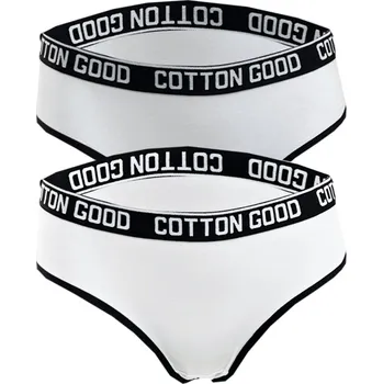 Kalhotky Numberoplus Dámské bavleně kalhotky Cotton Good ( 2ks v balení ) Barva: Bílá, Velikost: XL