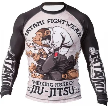 Rashguard Rashguard Tatami Fightwear THINKER MONKEY - dlouhé rukávy Velikost: S