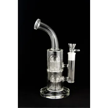 WeedShop Skleněný bong s 2x 8-arm perkolátorem
