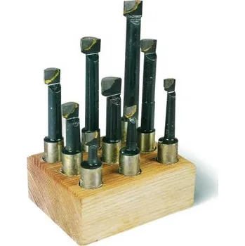 Fréza PROMA Nože pro vyvrtávací hlavu, stopka pr. 12 mm. Sada 9-dílů (VH-50)