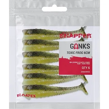 Gumová nástraha Korum Snapper Gonks 6cm 6ks Toxic Frog