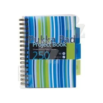 Spirálový blok A5 Pukka PROBA5 125l linkovaný mix