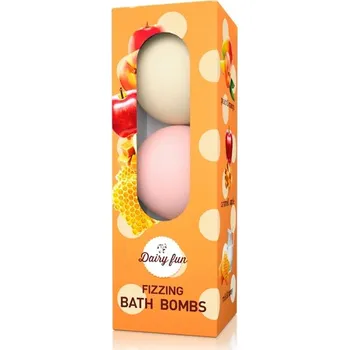 DELIA COSMETICS Dairy Fun šumivé koule do koupele 3x100g