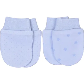 Rukavice kitikate Sada 2 párů rukaviček DREAMS_S18738 Velikost: 9 x 6 CM, Barva & Vzor: BÍLÁ-RŮŽOVÉ PROUŽKY