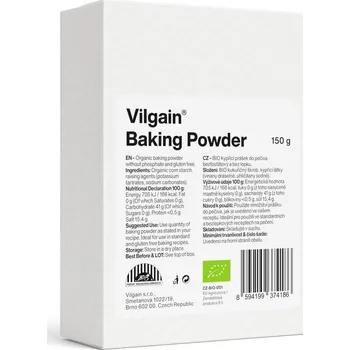 Přisada na vaření a pečení Vilgain Kypřící prášek BIO – 150 g